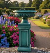 Blumenschale mit Pfeilersockel